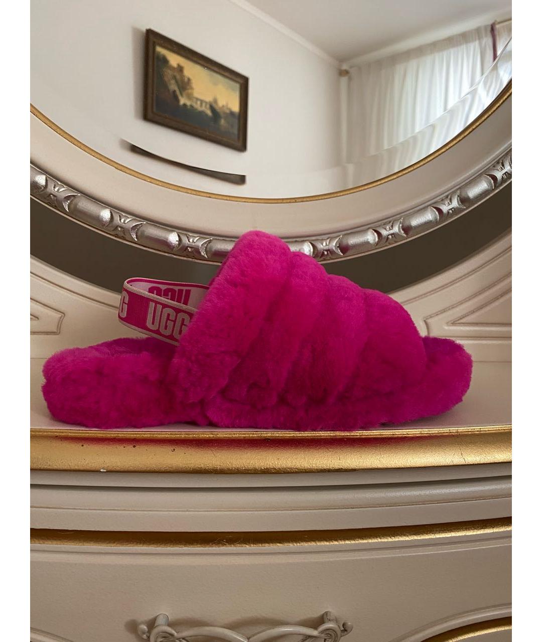 UGG AUSTRALIA Фуксия сандалии, фото 9