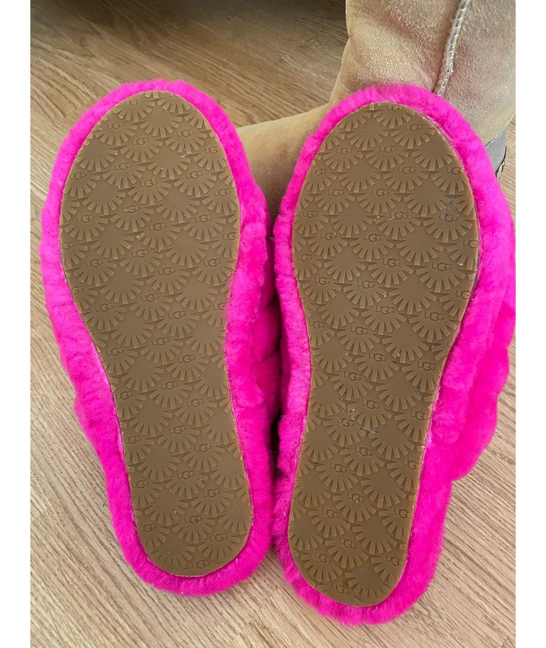 UGG AUSTRALIA Фуксия сандалии, фото 6