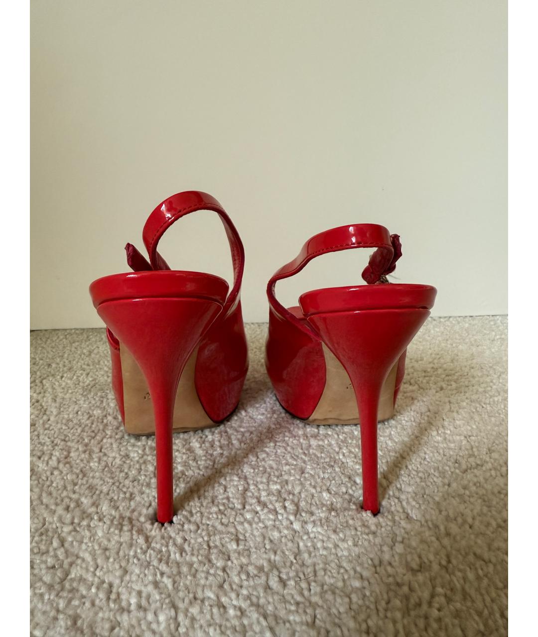 GUCCI Розовые туфли из лакированной кожи, фото 4