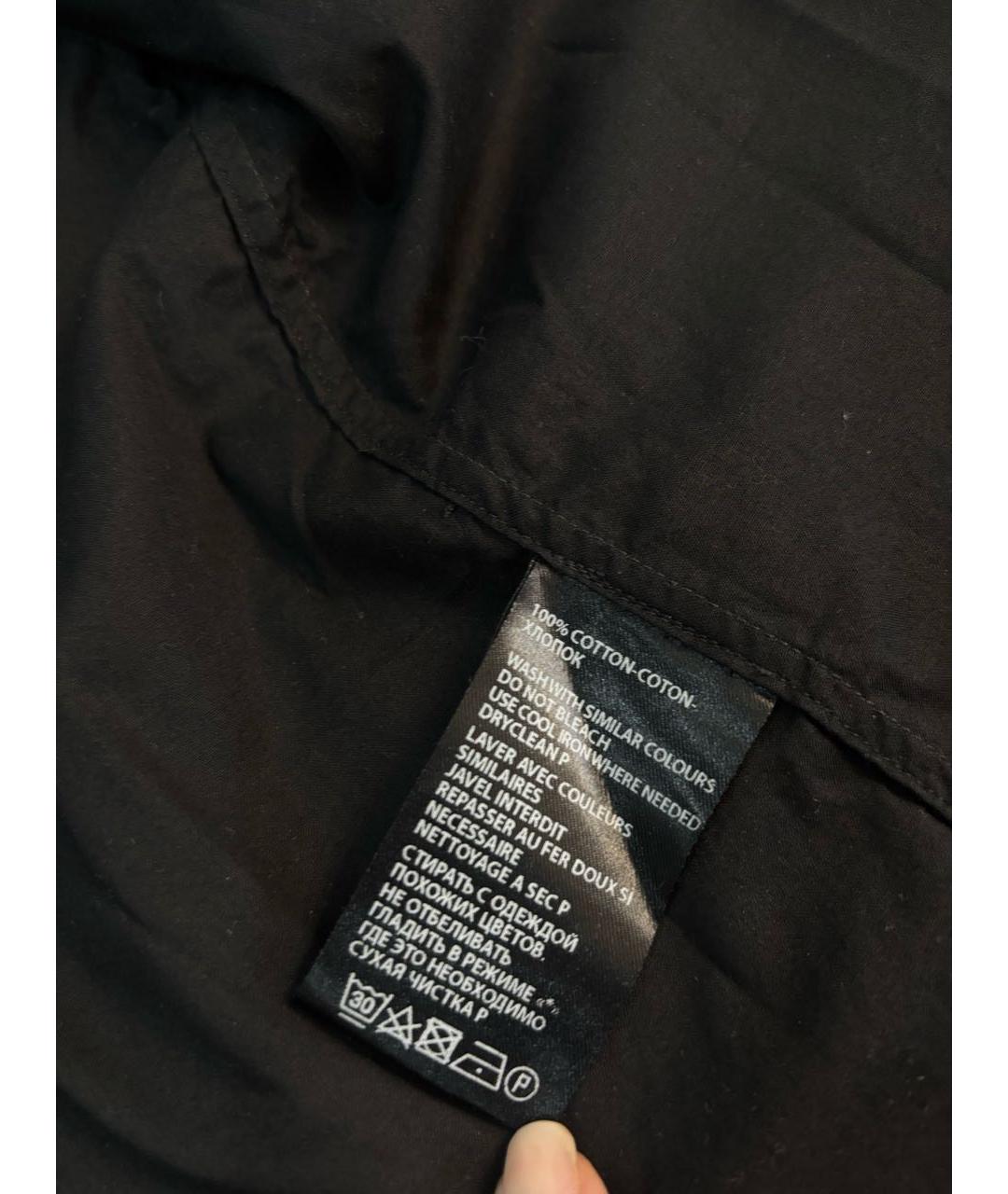 ANN DEMEULEMEESTER Черная хлопковая рубашка, фото 5