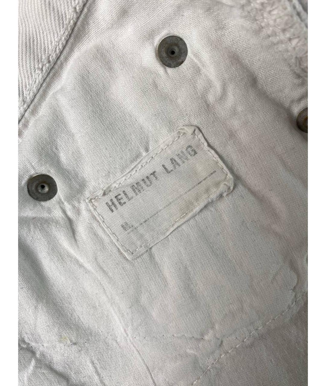 HELMUT LANG Бежевые хлопковые шорты, фото 7