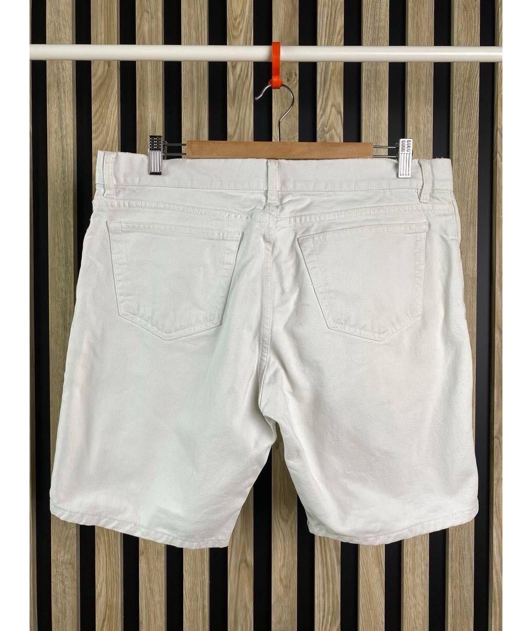 HELMUT LANG Бежевые хлопковые шорты, фото 2