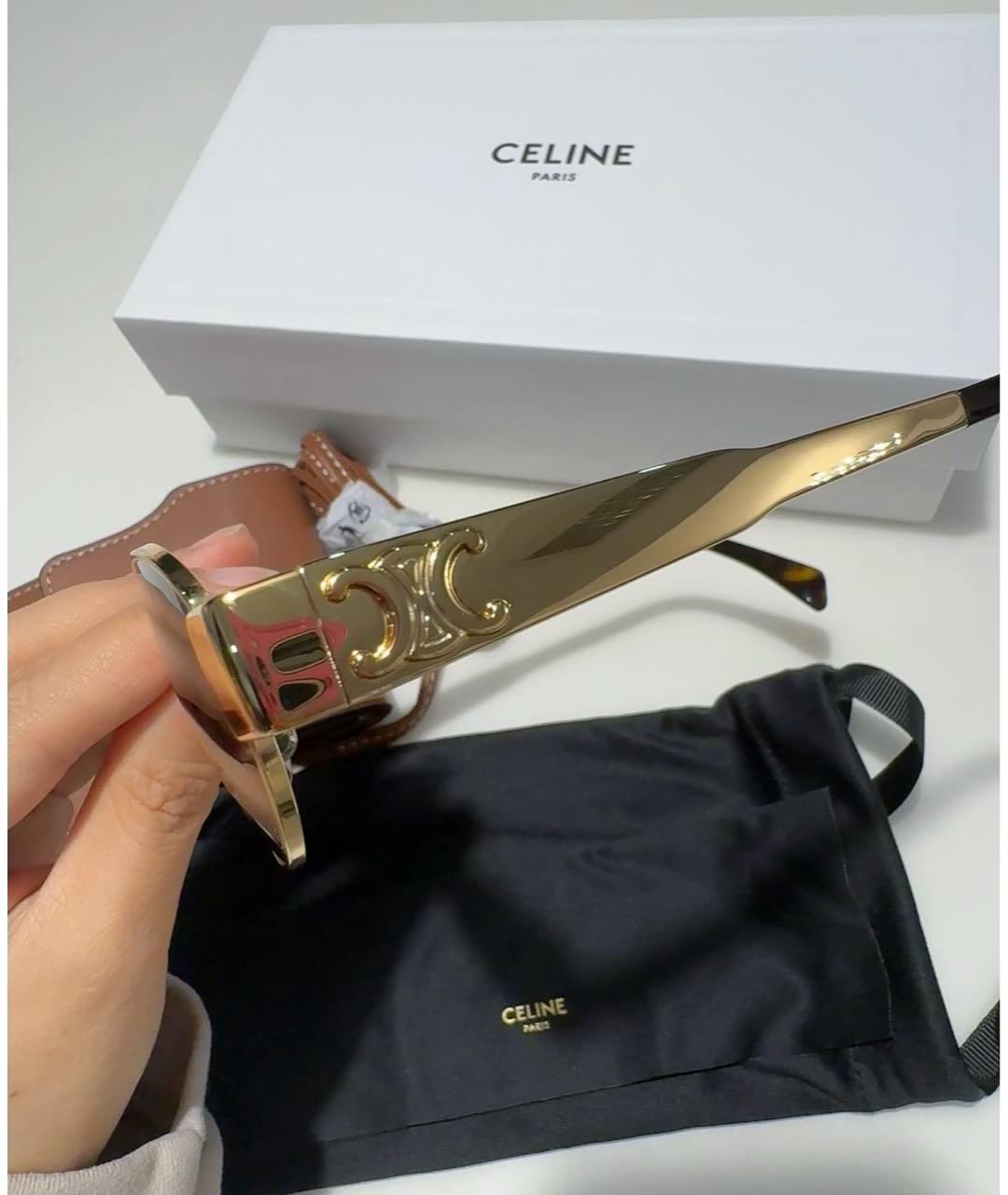 CELINE Металлические солнцезащитные очки, фото 5
