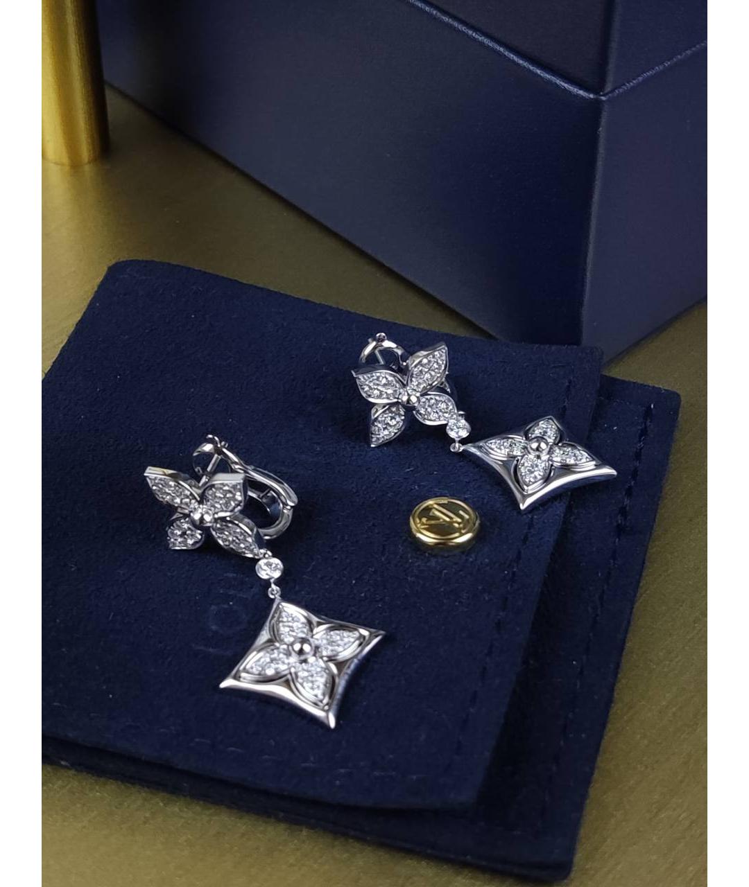 LOUIS VUITTON Серьги из белого золота, фото 2
