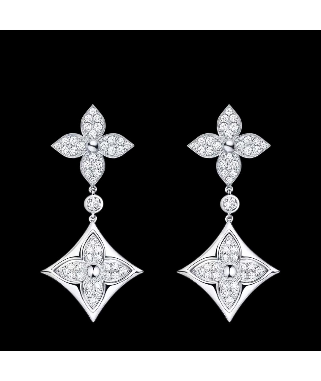 LOUIS VUITTON Серьги из белого золота, фото 9