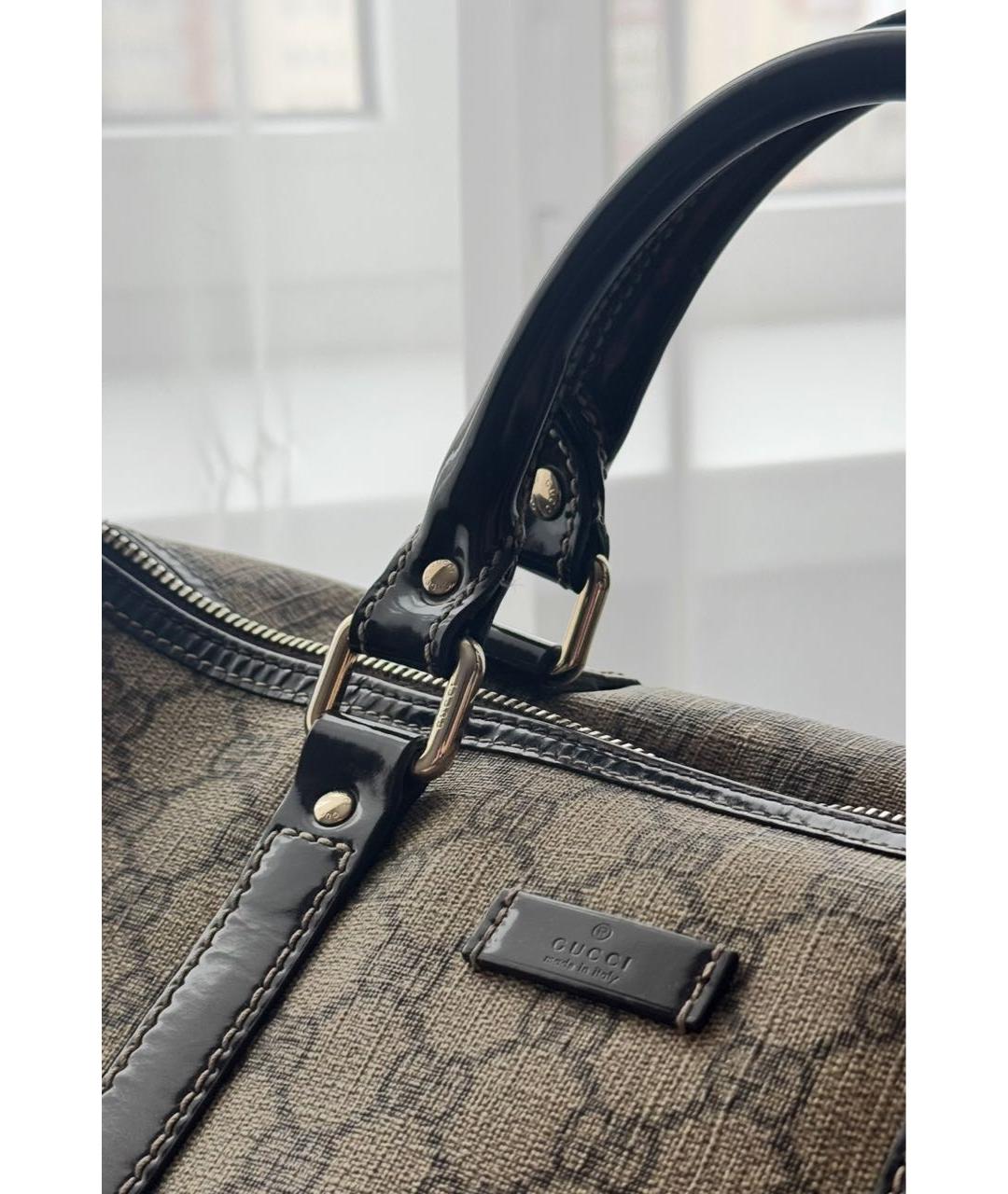 GUCCI Кожаная сумка с короткими ручками, фото 7