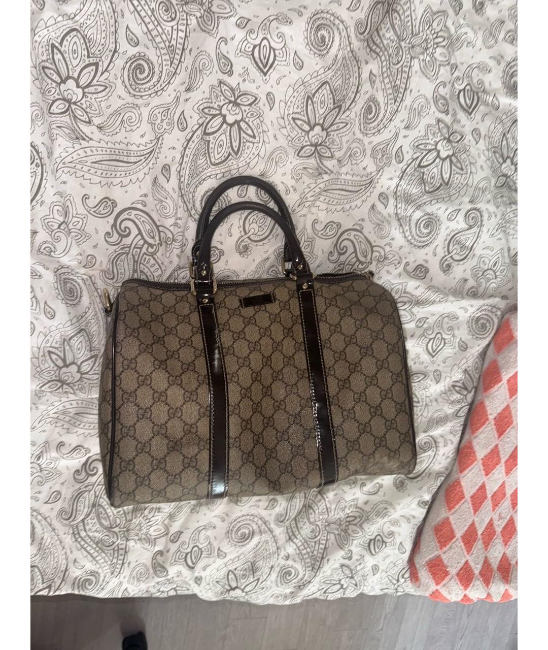 GUCCI Кожаная сумка с короткими ручками, фото 9