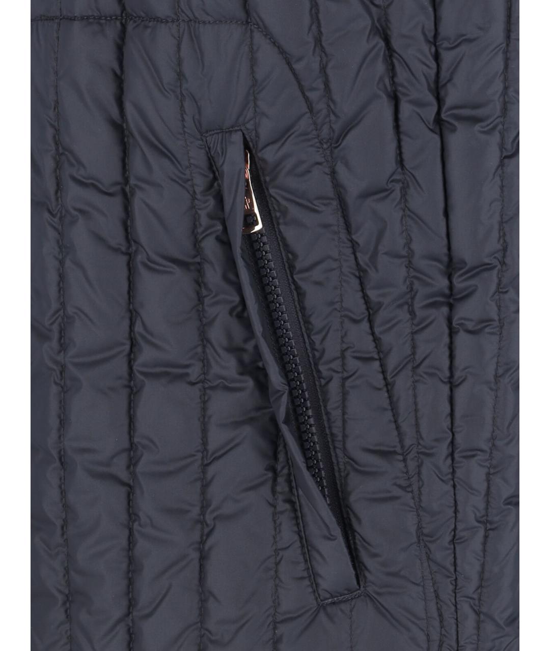 MONCLER Синий полиамидовый жилет, фото 4