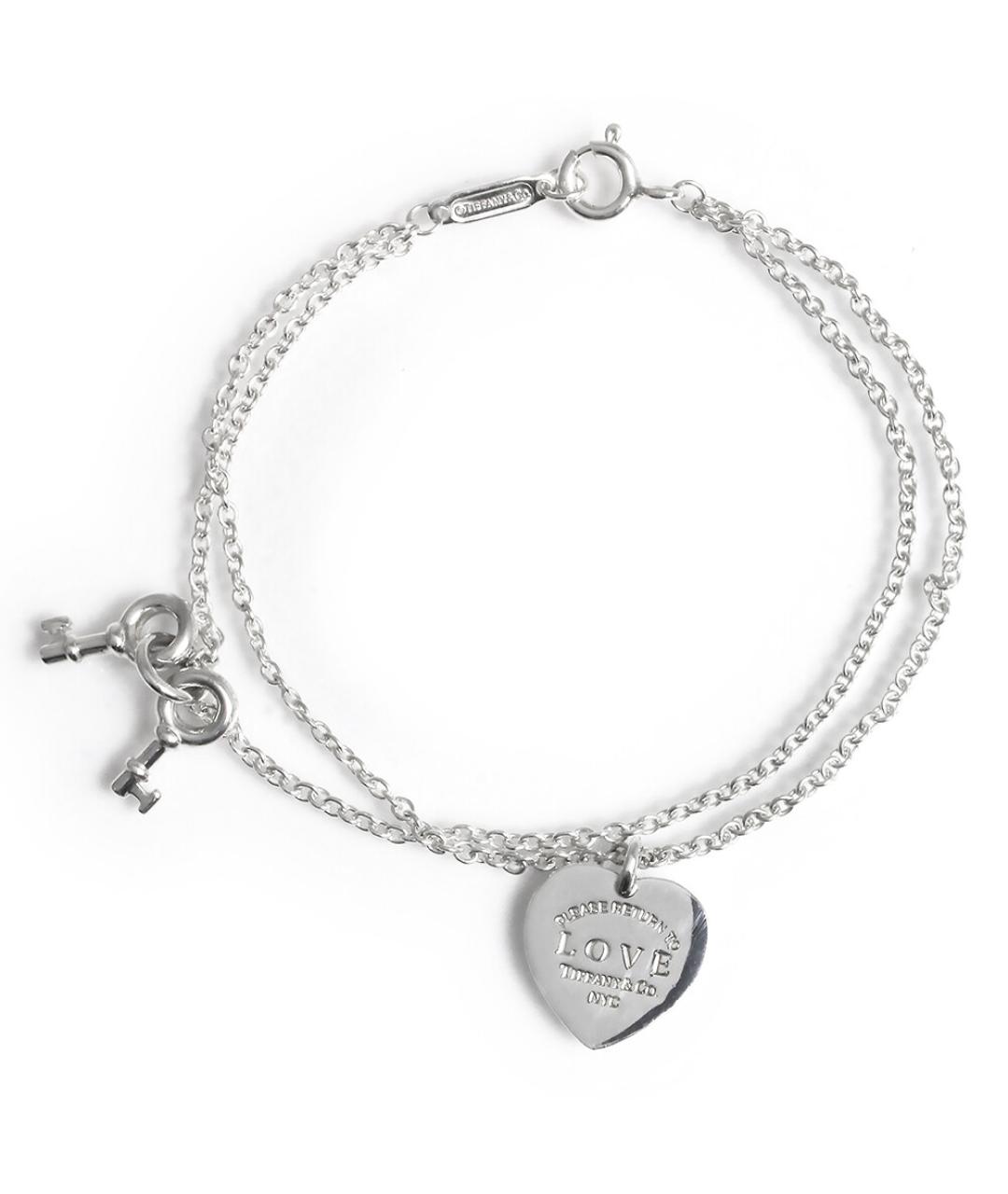 TIFFANY&CO Серебрянный серебряный браслет, фото 6