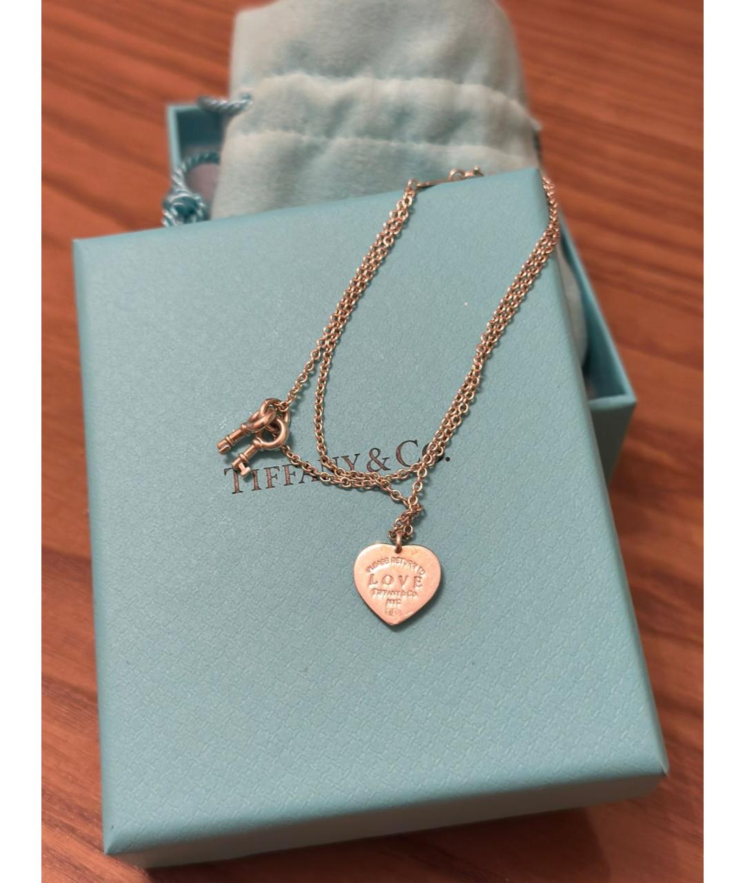 TIFFANY&CO Серебрянный серебряный браслет, фото 4