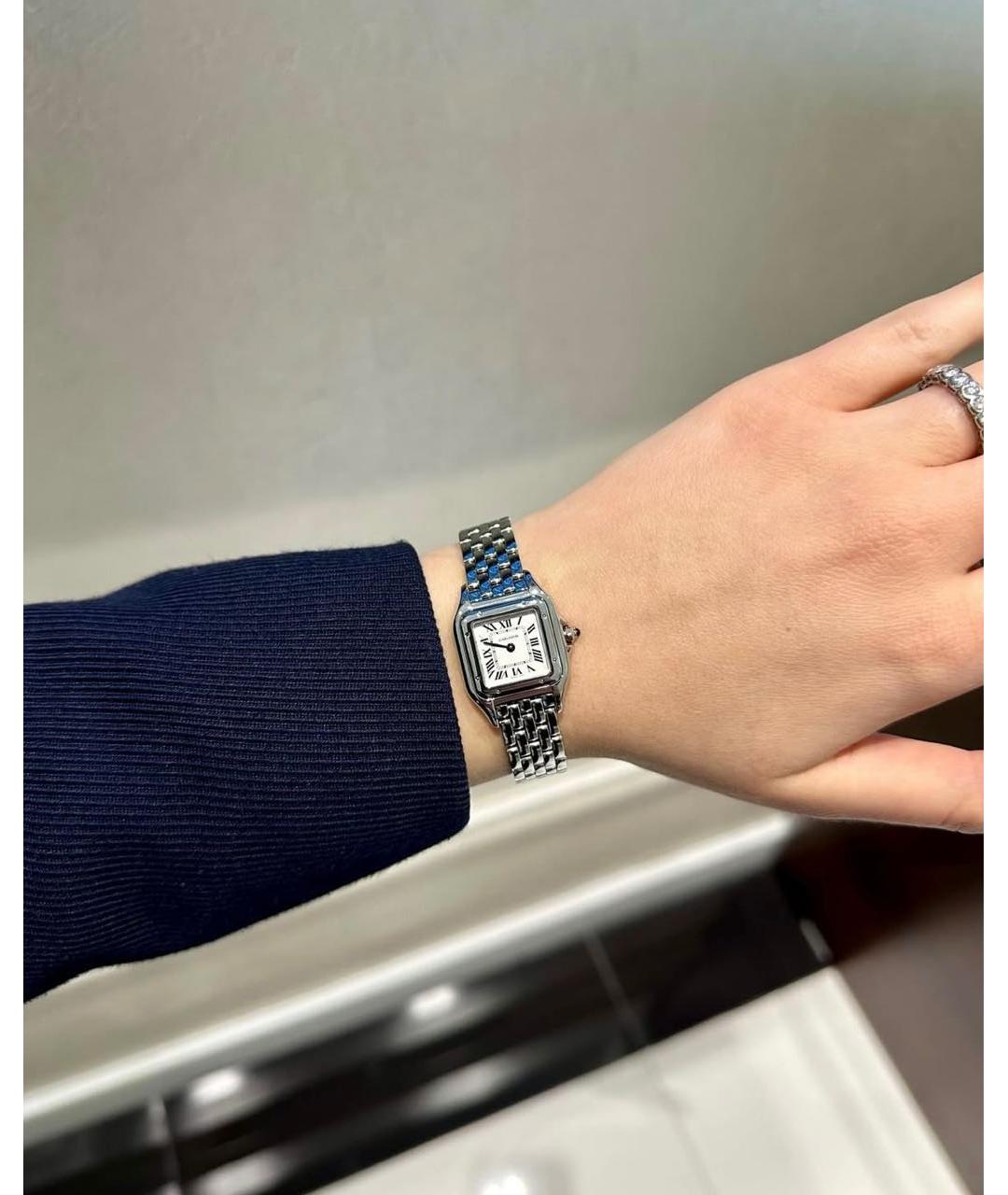CARTIER Серебряные часы, фото 7