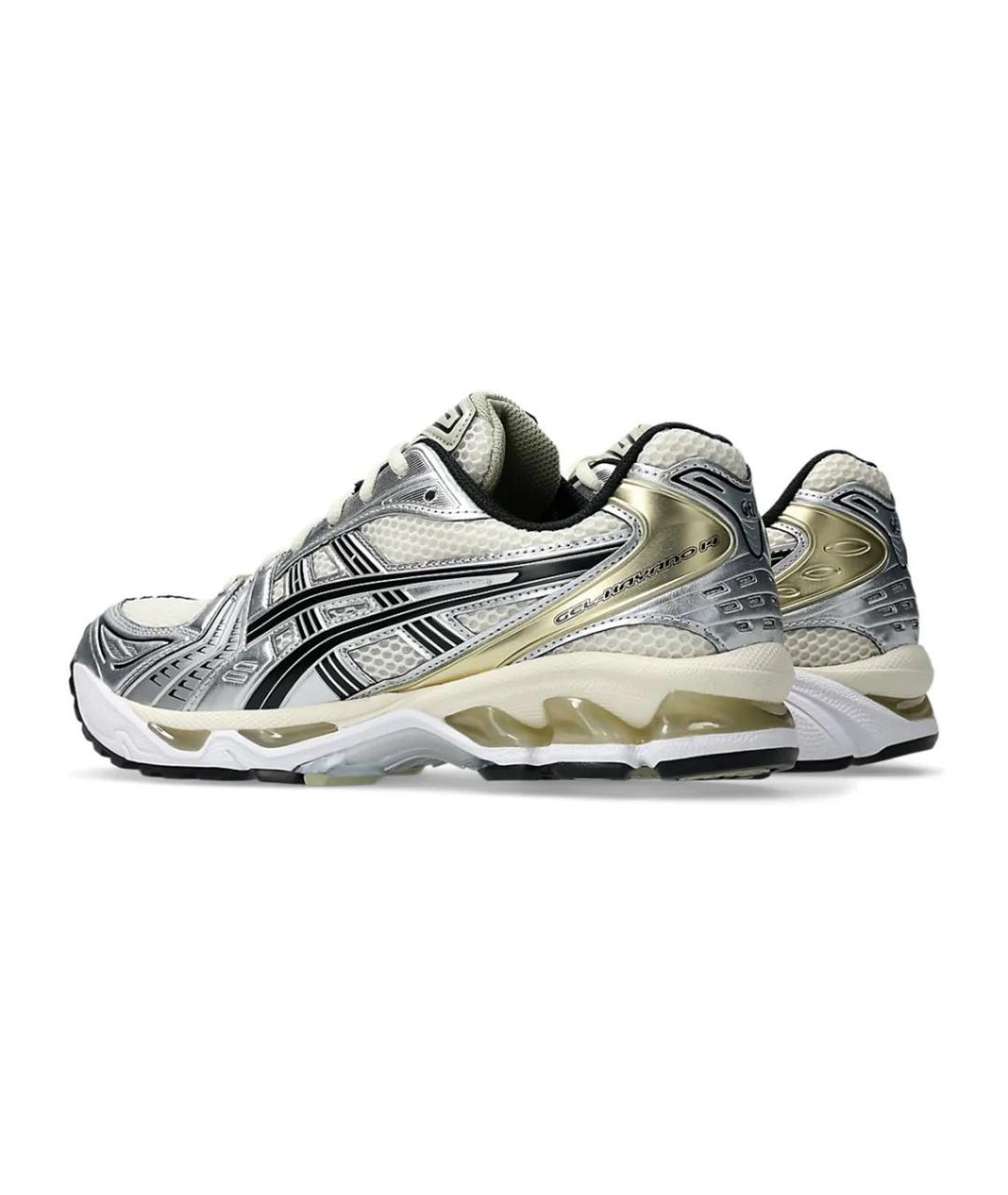 ASICS Бежевые текстильные низкие кроссовки / кеды, фото 3