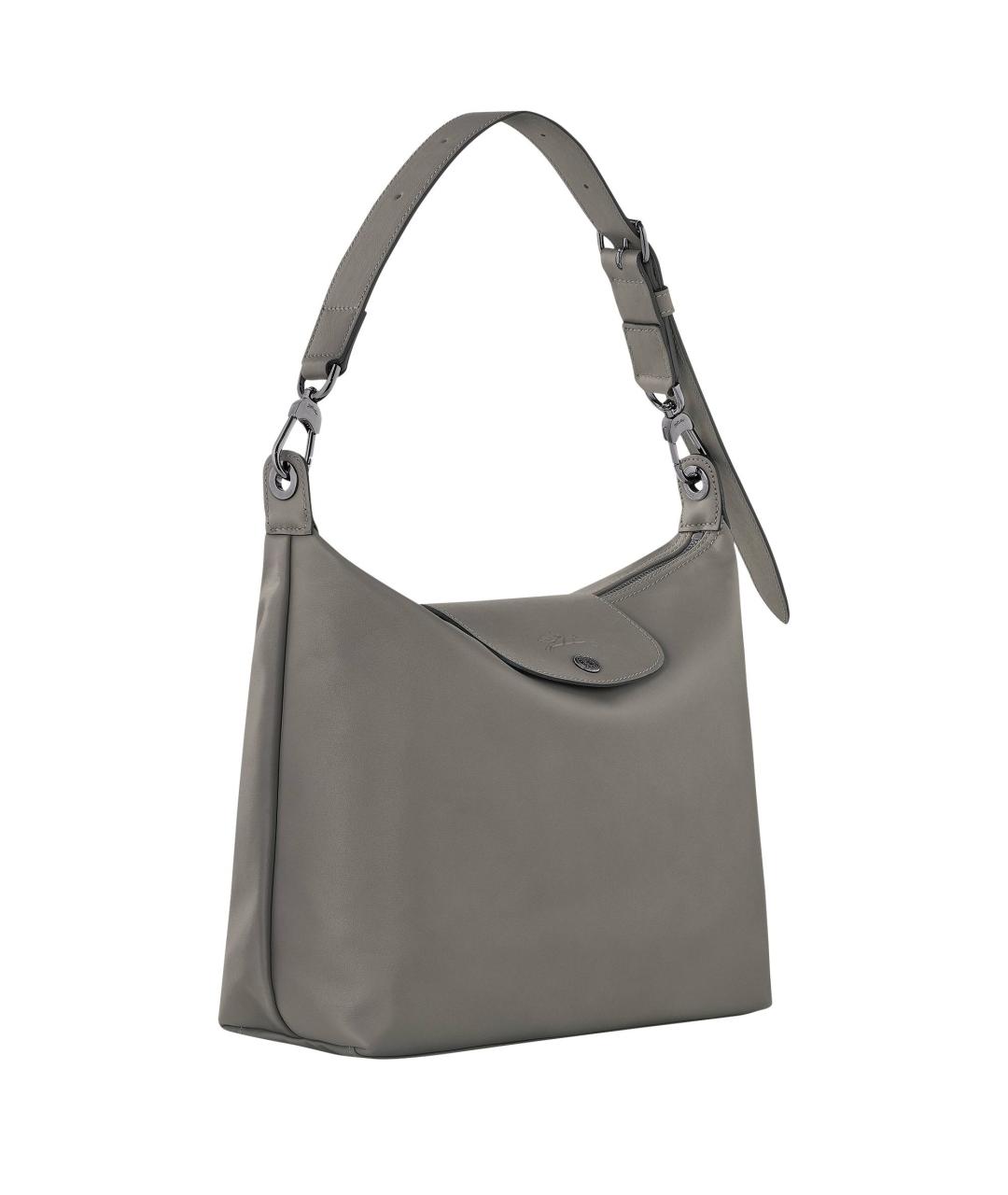 LONGCHAMP Серая сумка через плечо, фото 2