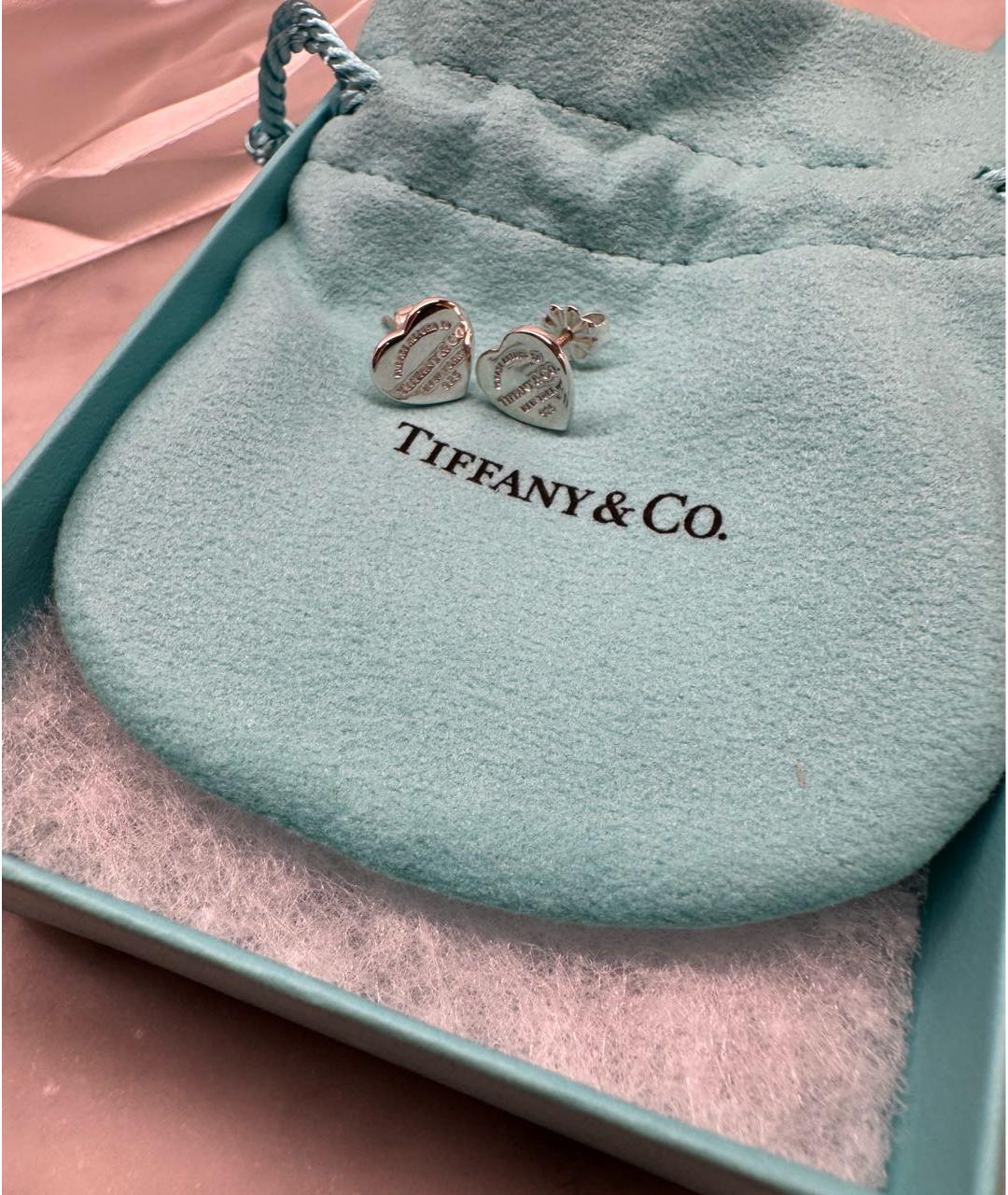 TIFFANY&CO Серебряные серебряные серьги, фото 2
