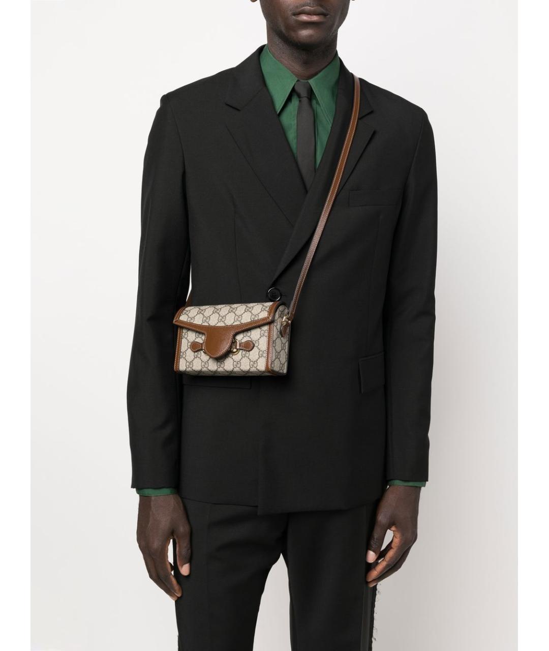 GUCCI Бежевая сумка на плечо, фото 5