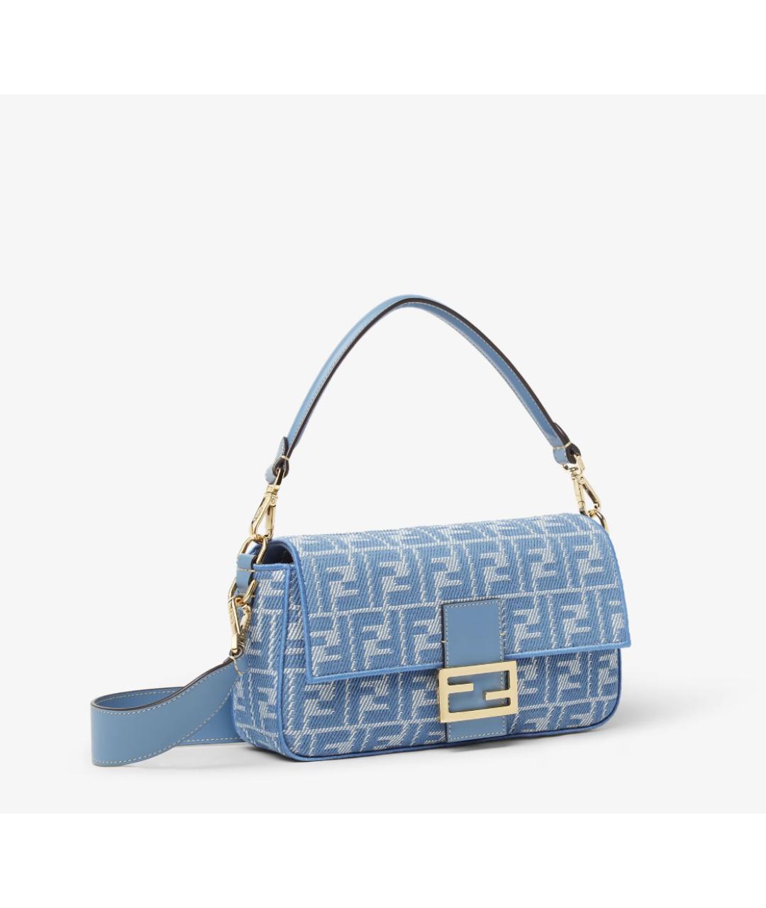 FENDI Синяя сумка через плечо, фото 3