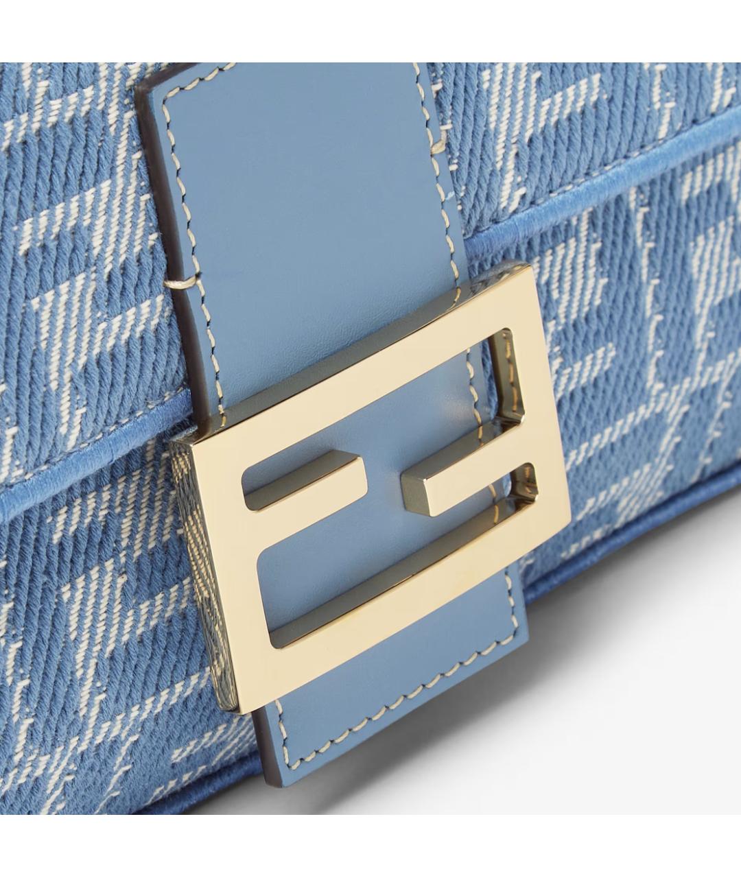 FENDI Синяя сумка через плечо, фото 6