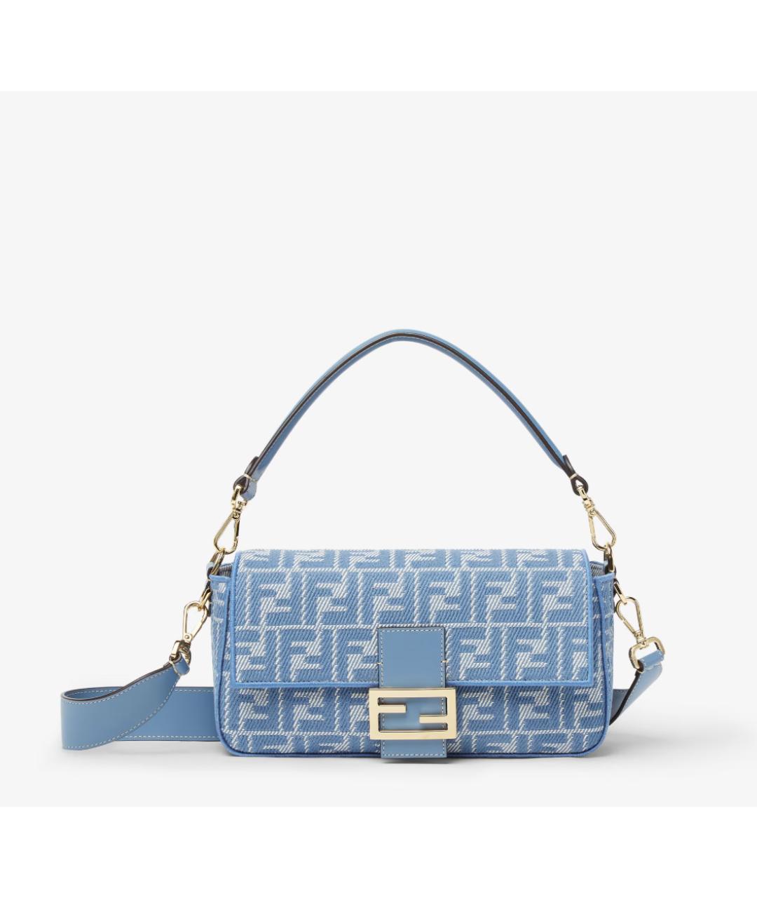 FENDI Синяя сумка через плечо, фото 7