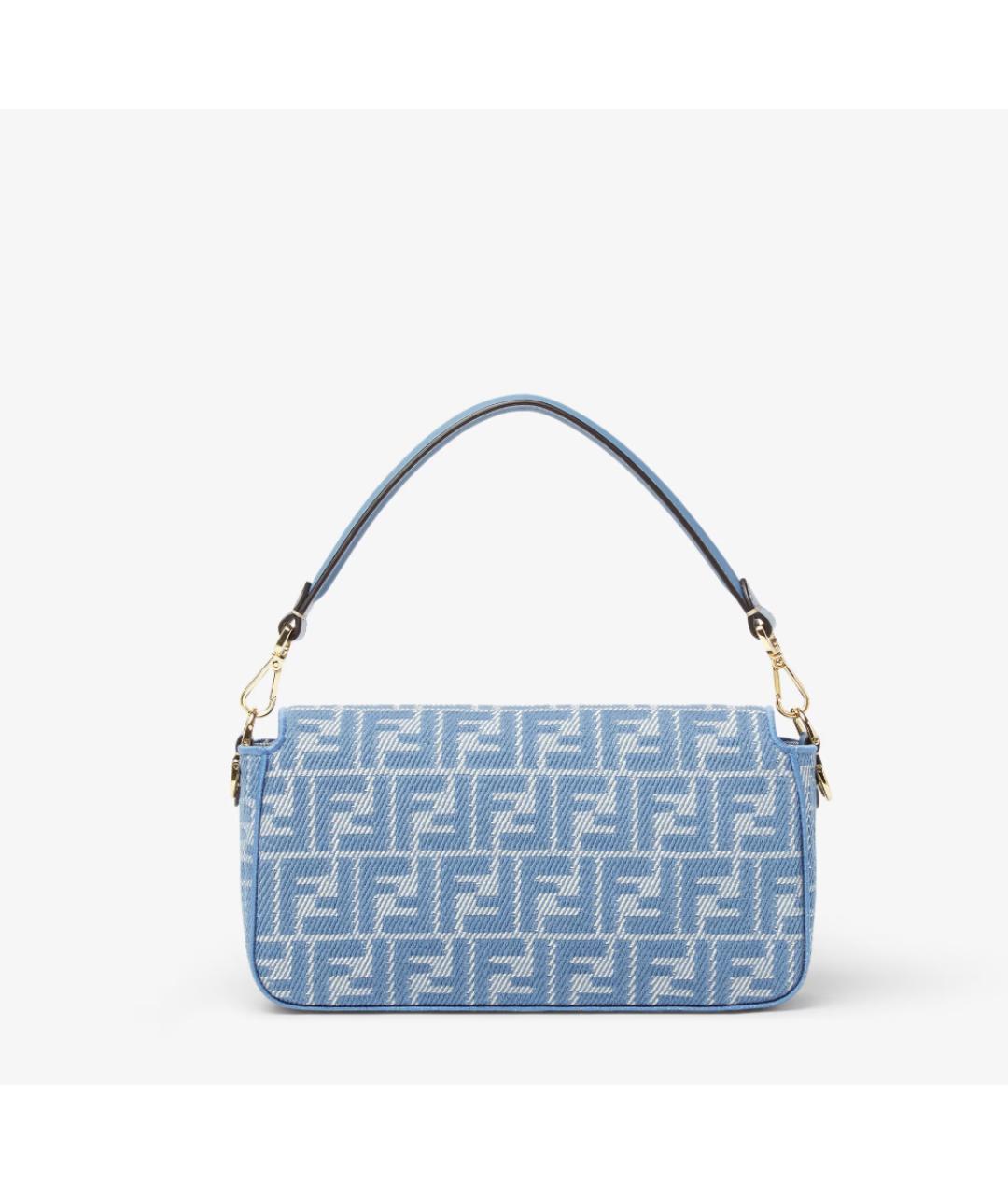 FENDI Синяя сумка через плечо, фото 4