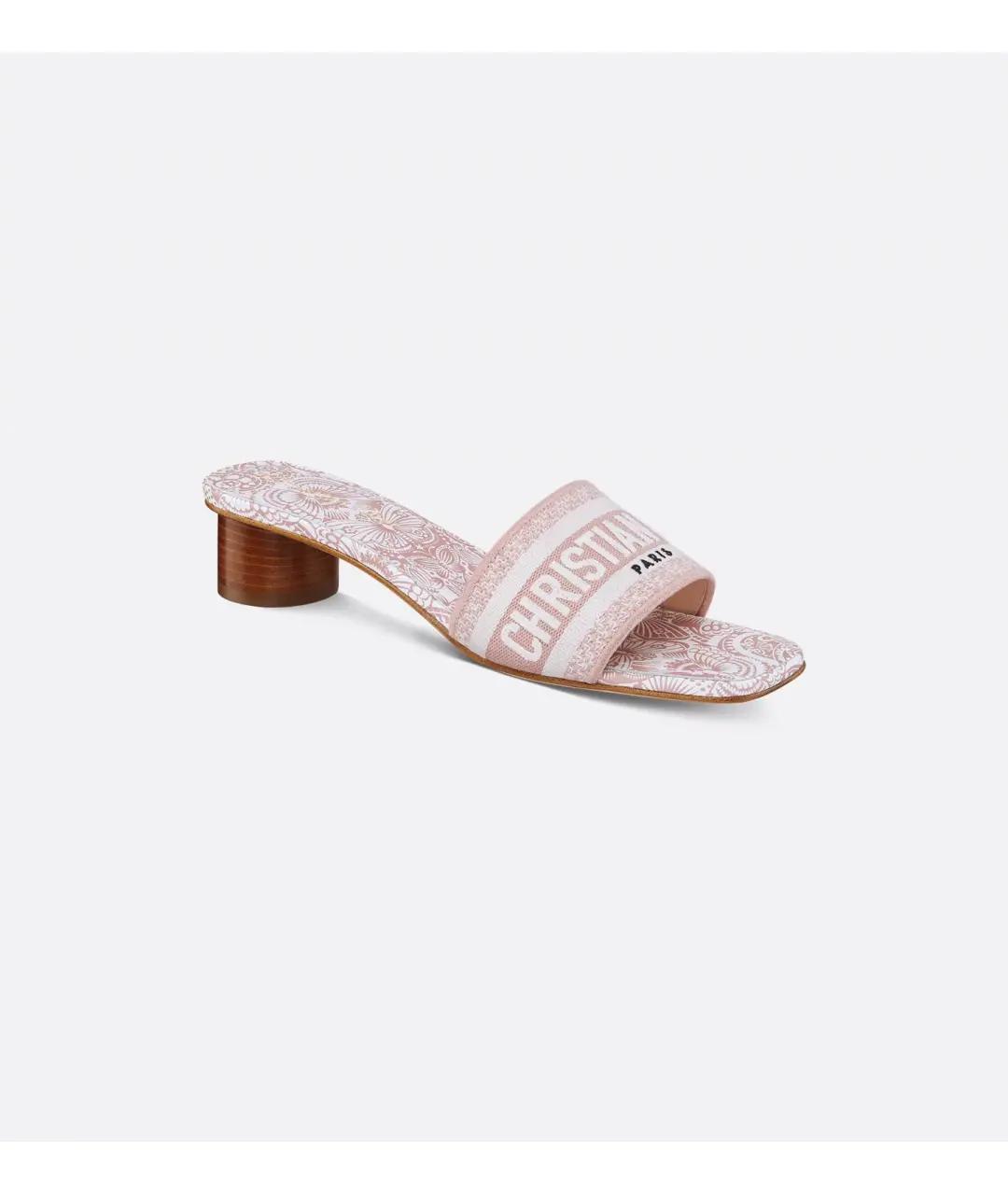 CHRISTIAN DIOR Розовые мюли, фото 2