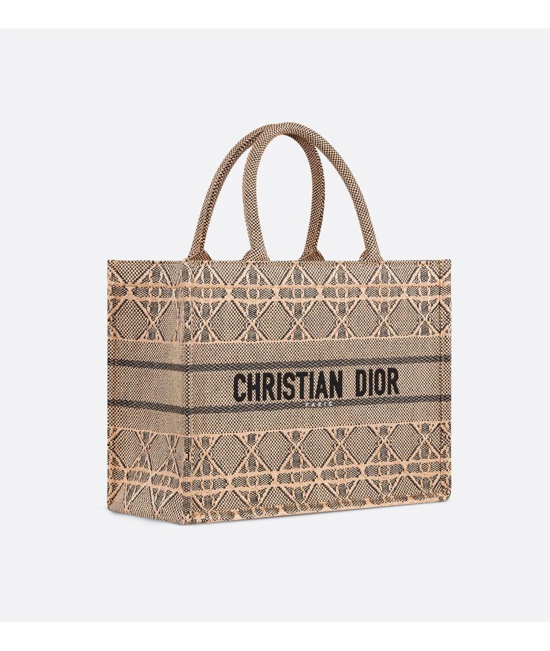 CHRISTIAN DIOR Бежевая сумка тоут, фото 3
