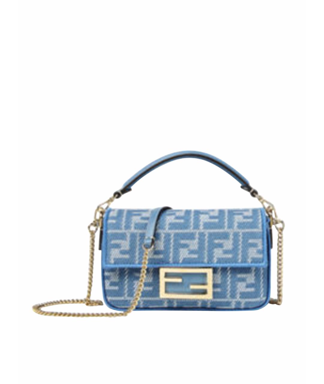 FENDI Синяя сумка через плечо, фото 1