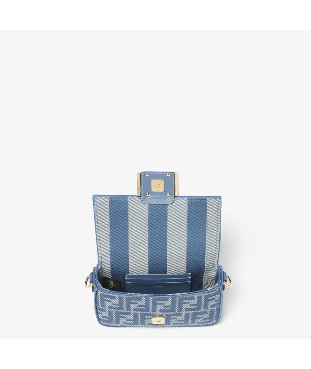 FENDI Синяя сумка через плечо, фото 4