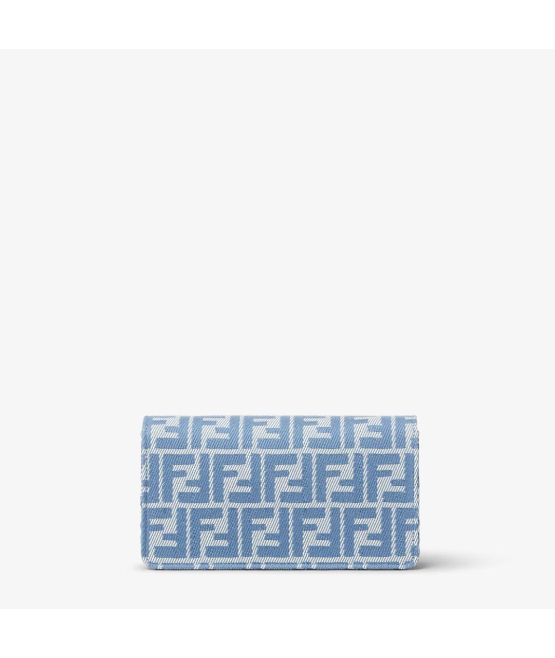 FENDI Синяя сумка через плечо, фото 3