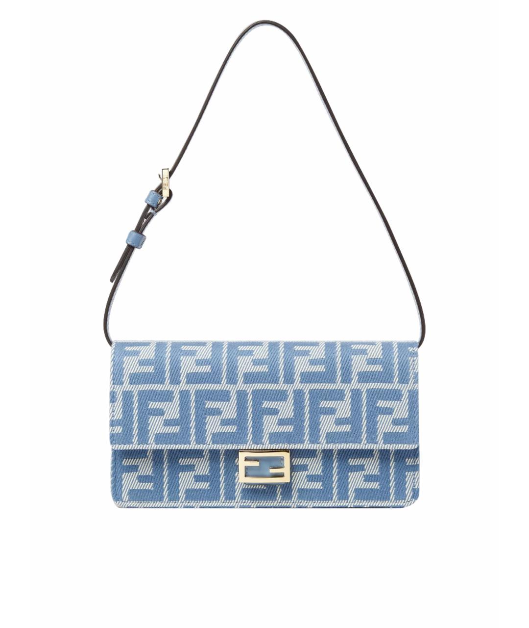 FENDI Синяя сумка через плечо, фото 1