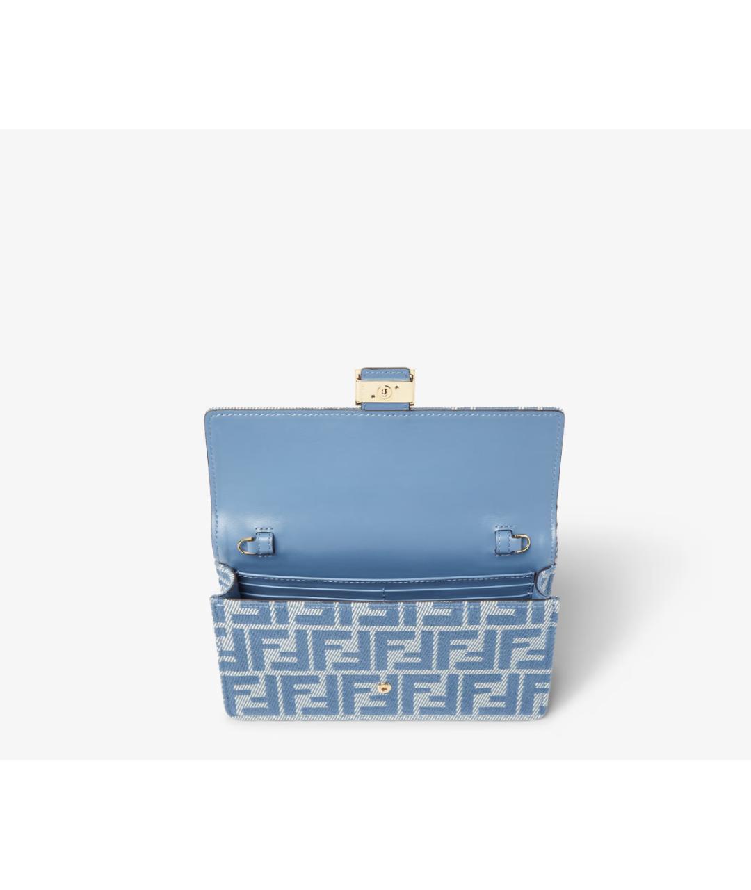 FENDI Синяя сумка через плечо, фото 4