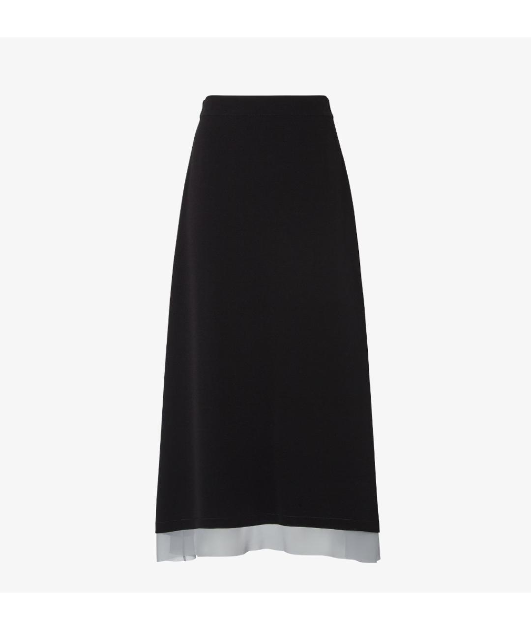 FENDI Черная юбка миди, фото 5
