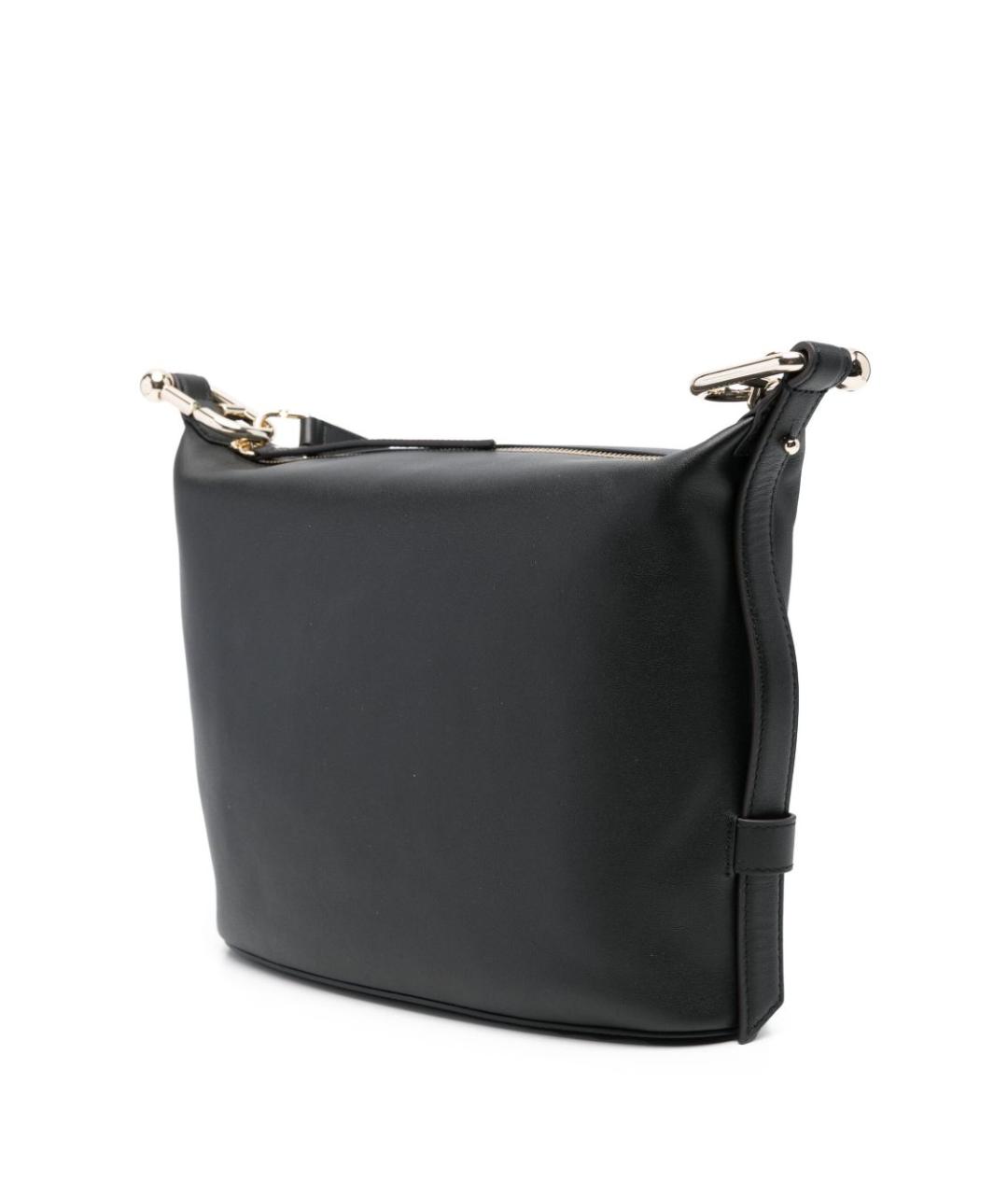 FURLA Черная кожаная сумка через плечо, фото 2