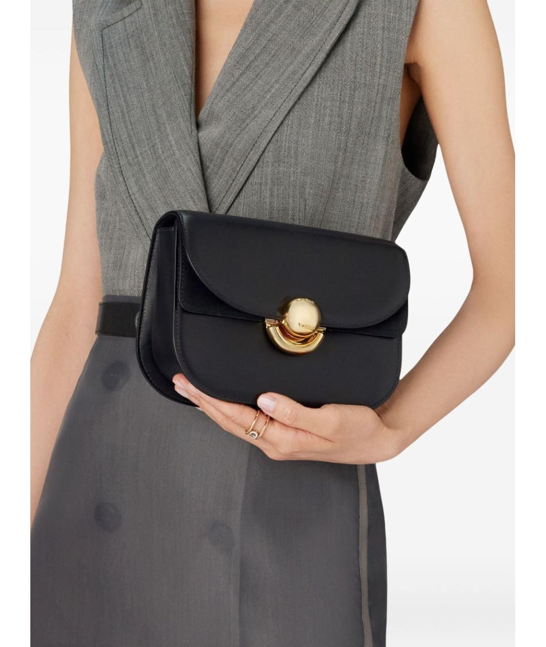 FURLA Черная кожаная сумка через плечо, фото 4