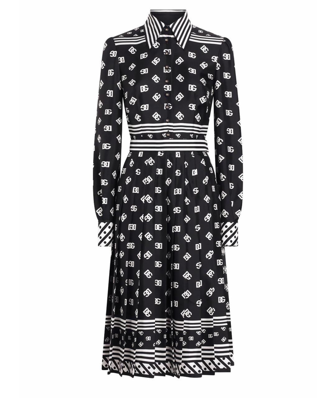 DOLCE&GABBANA Черное повседневное платье, фото 1