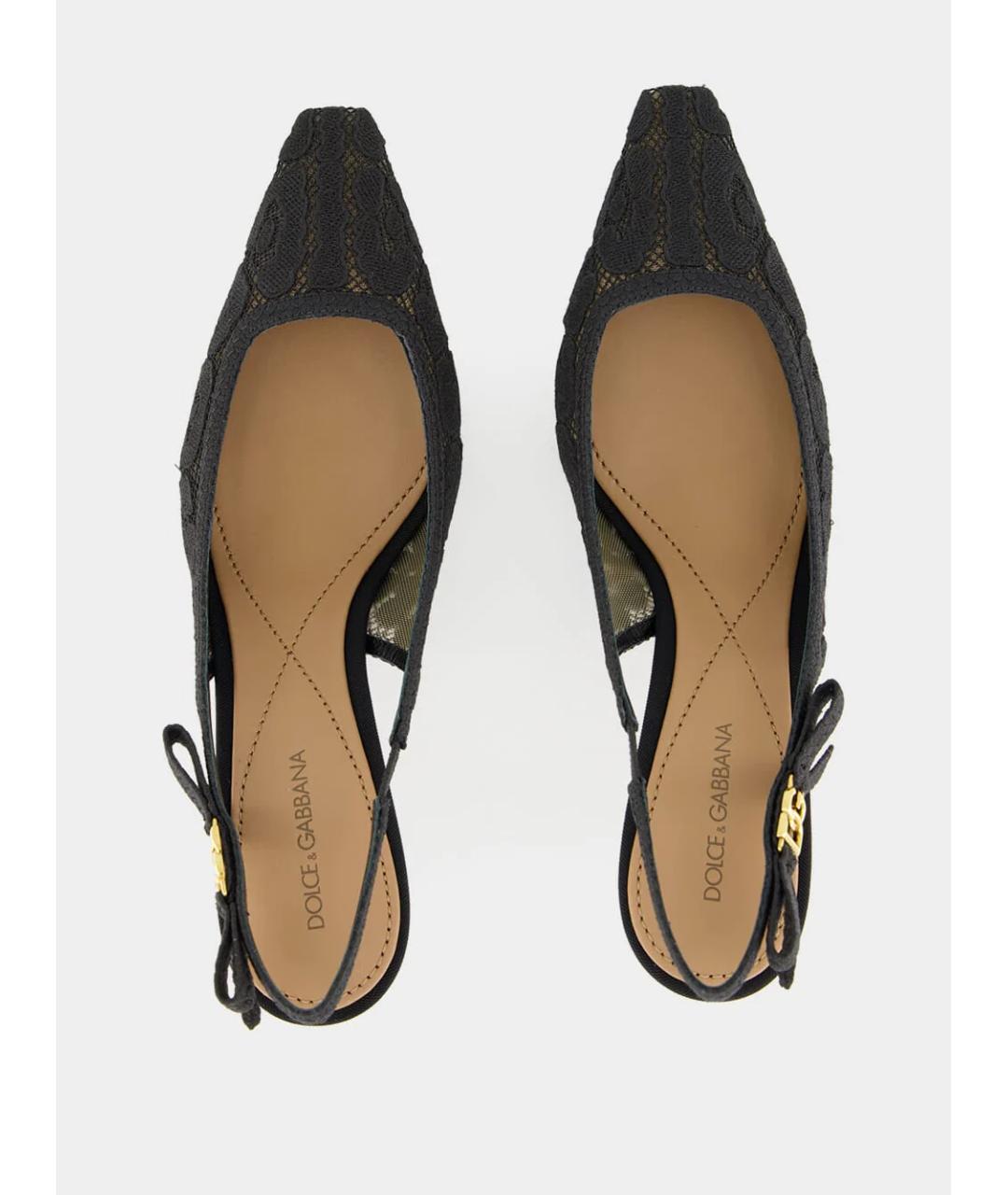 DOLCE&GABBANA Черные туфли, фото 4