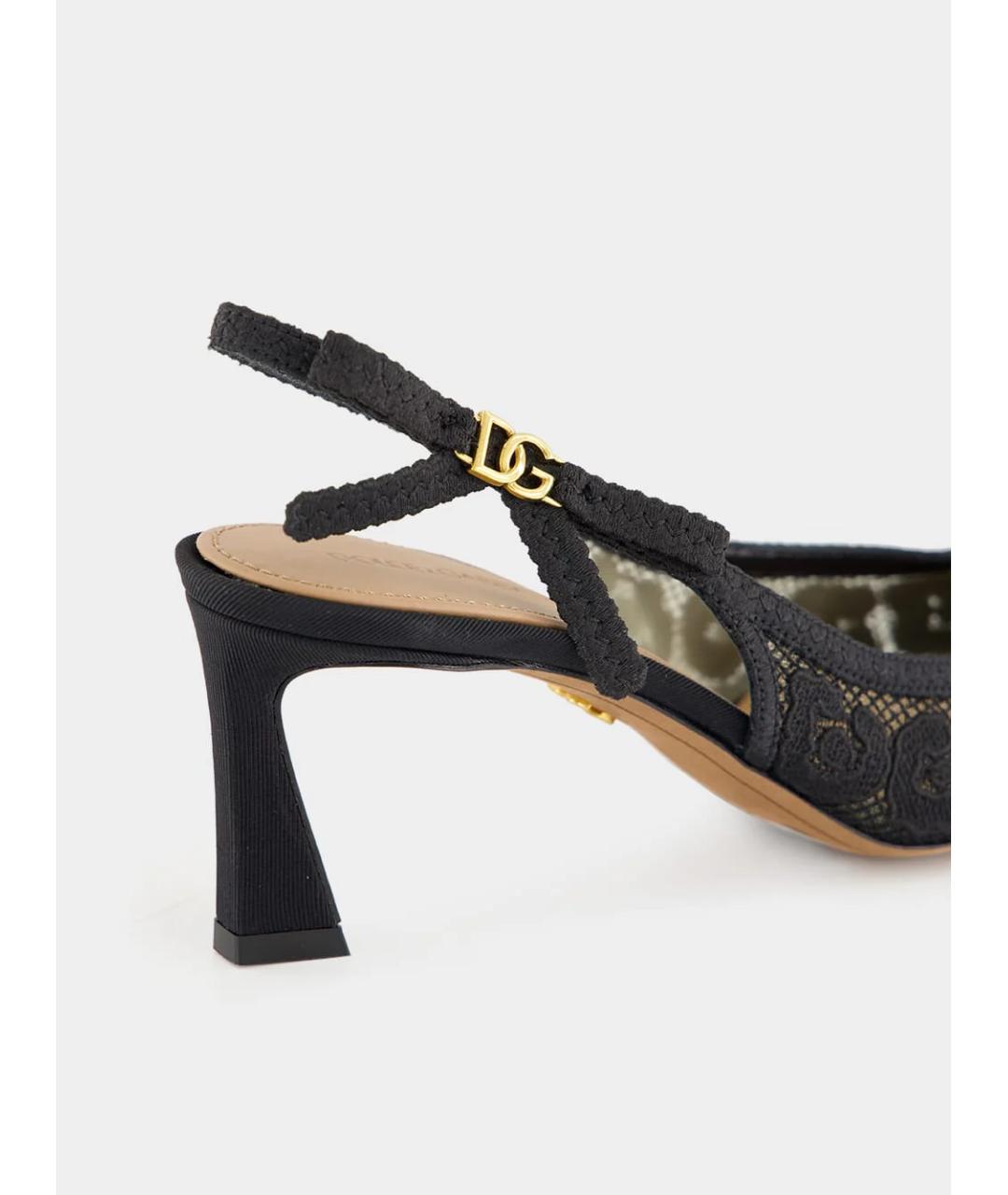 DOLCE&GABBANA Черные туфли, фото 6
