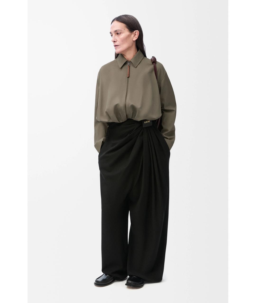 LOEWE Хаки куртка, фото 4
