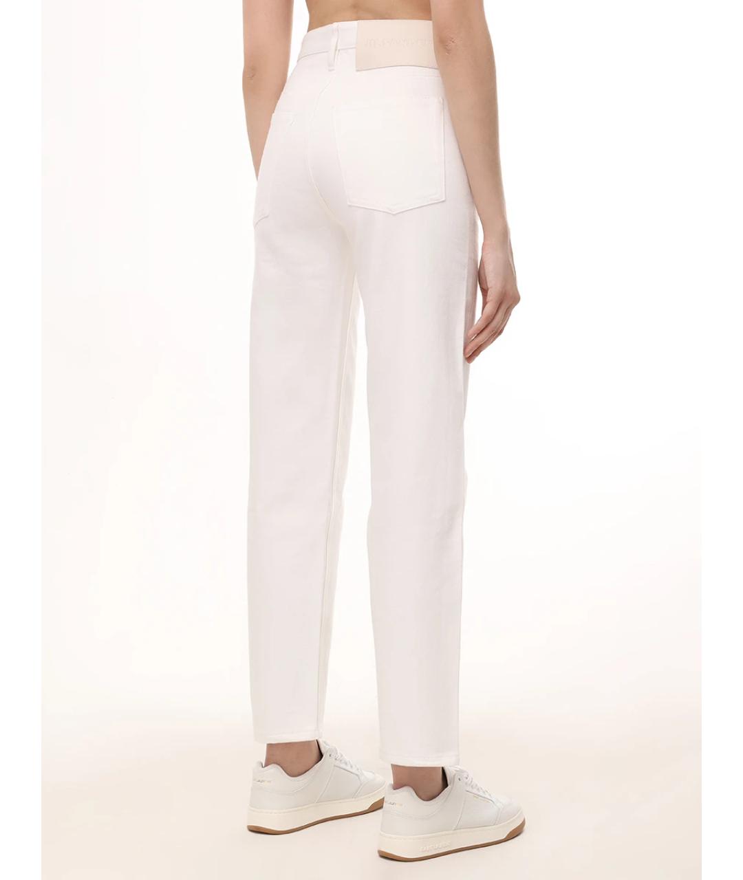 JIL SANDER Белые прямые джинсы, фото 2