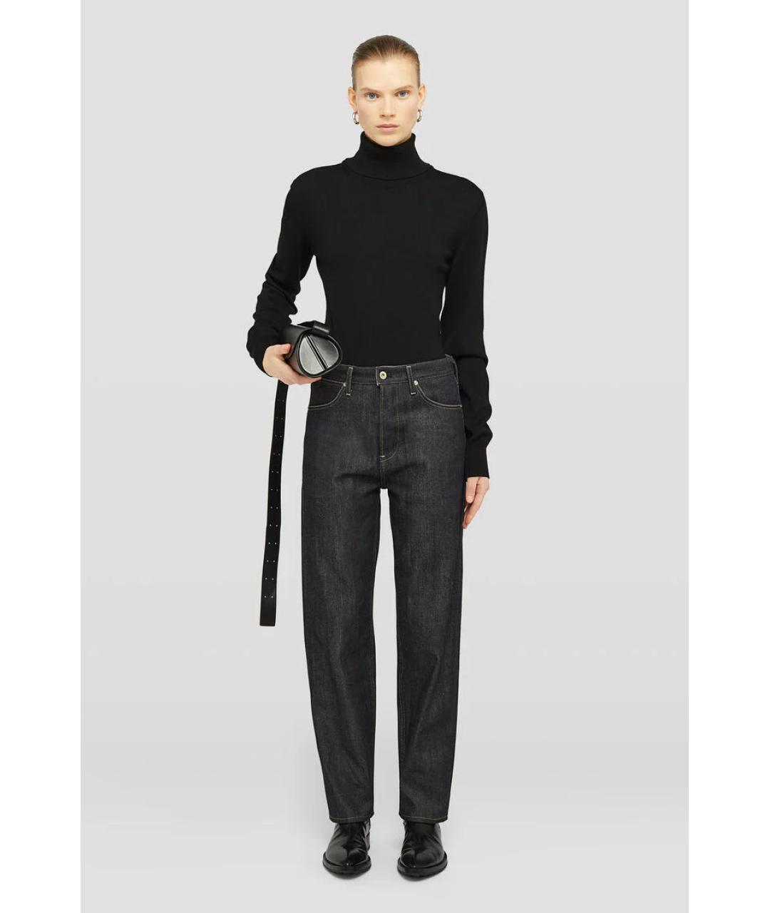 JIL SANDER Темно-синие прямые джинсы, фото 2