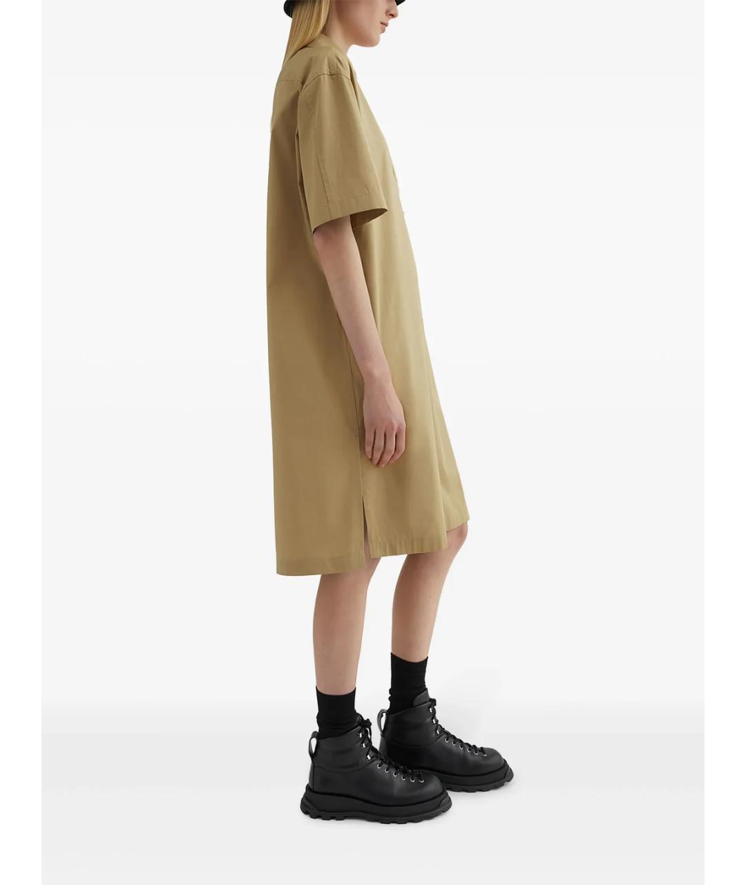 JIL SANDER Хаки повседневное платье, фото 3