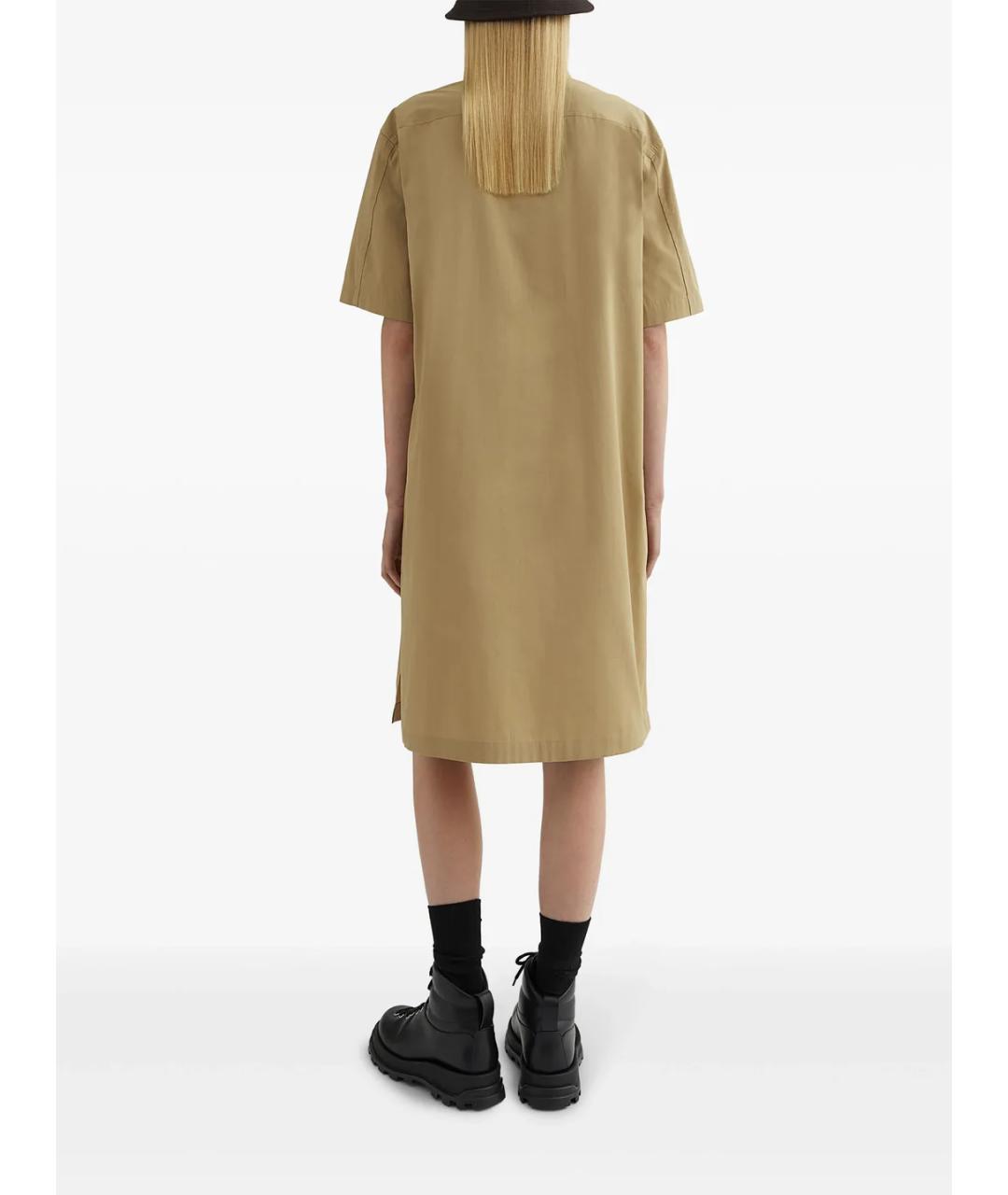 JIL SANDER Хаки повседневное платье, фото 4