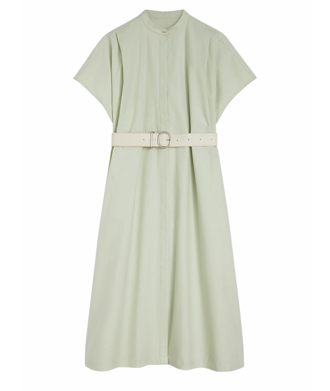 JIL SANDER Салатовыое повседневное платье, фото 1