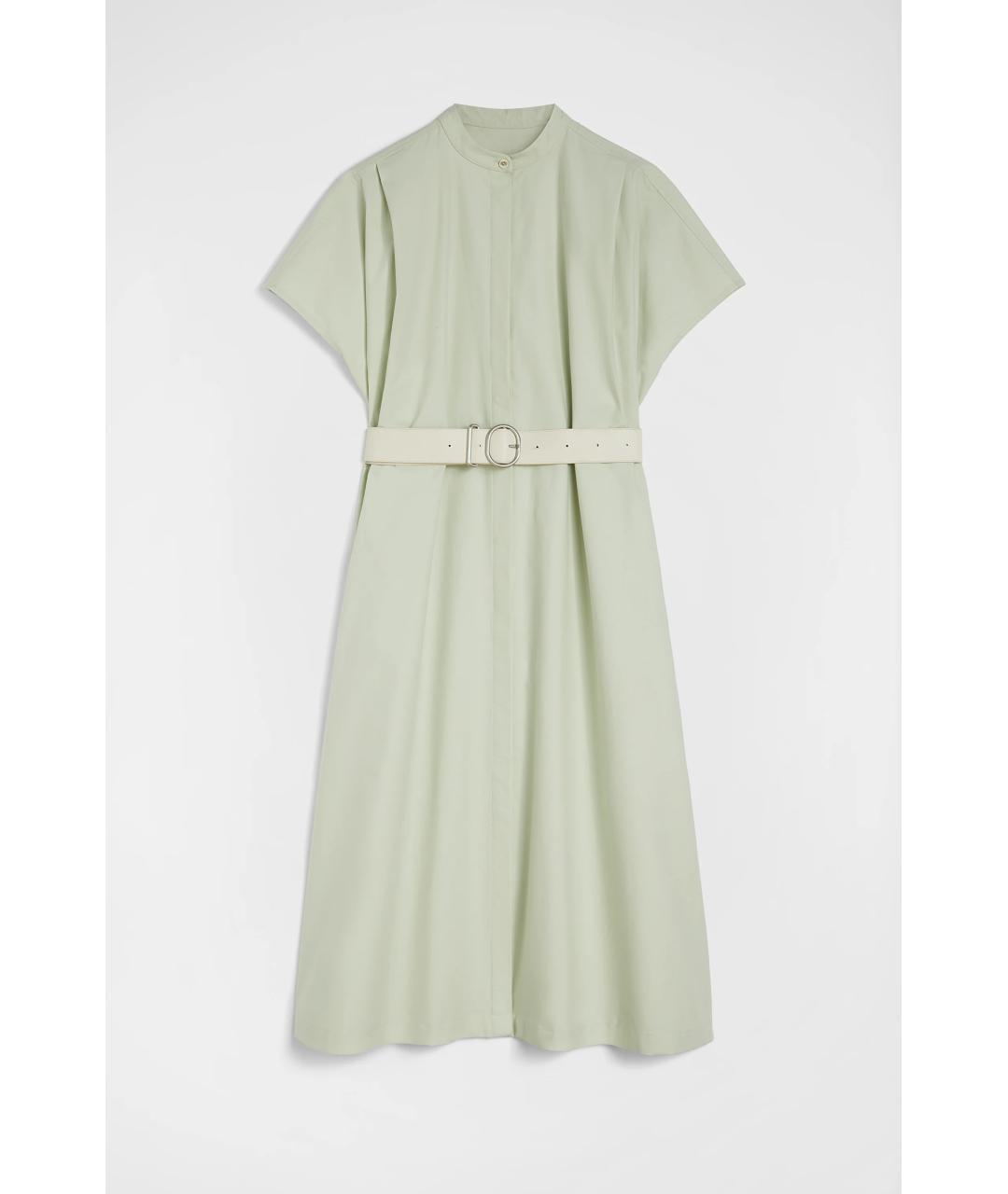 JIL SANDER Салатовыое повседневное платье, фото 6