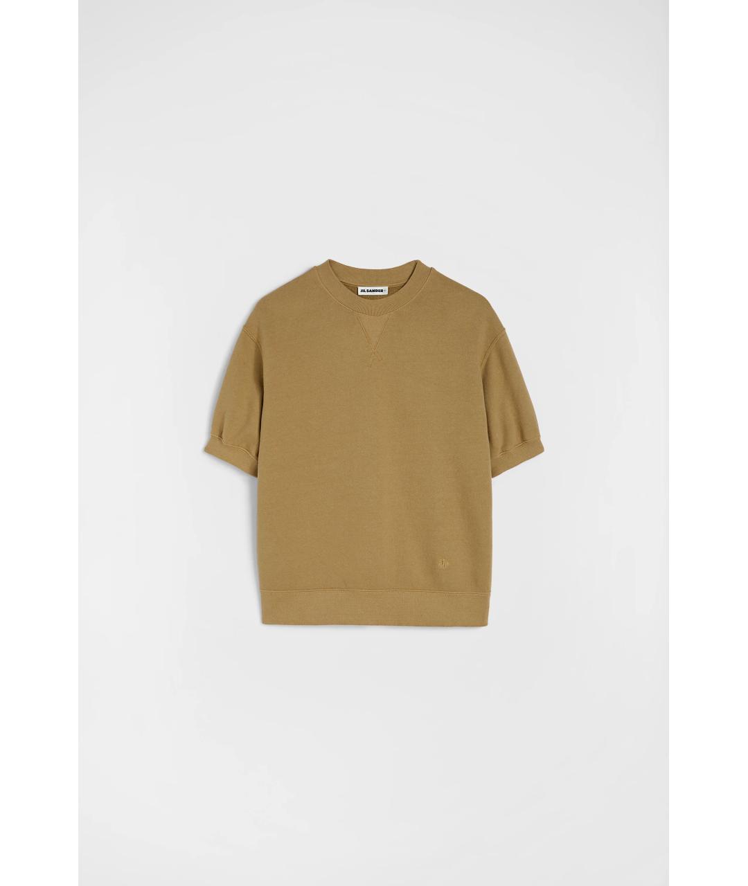 JIL SANDER Хаки футболка, фото 6