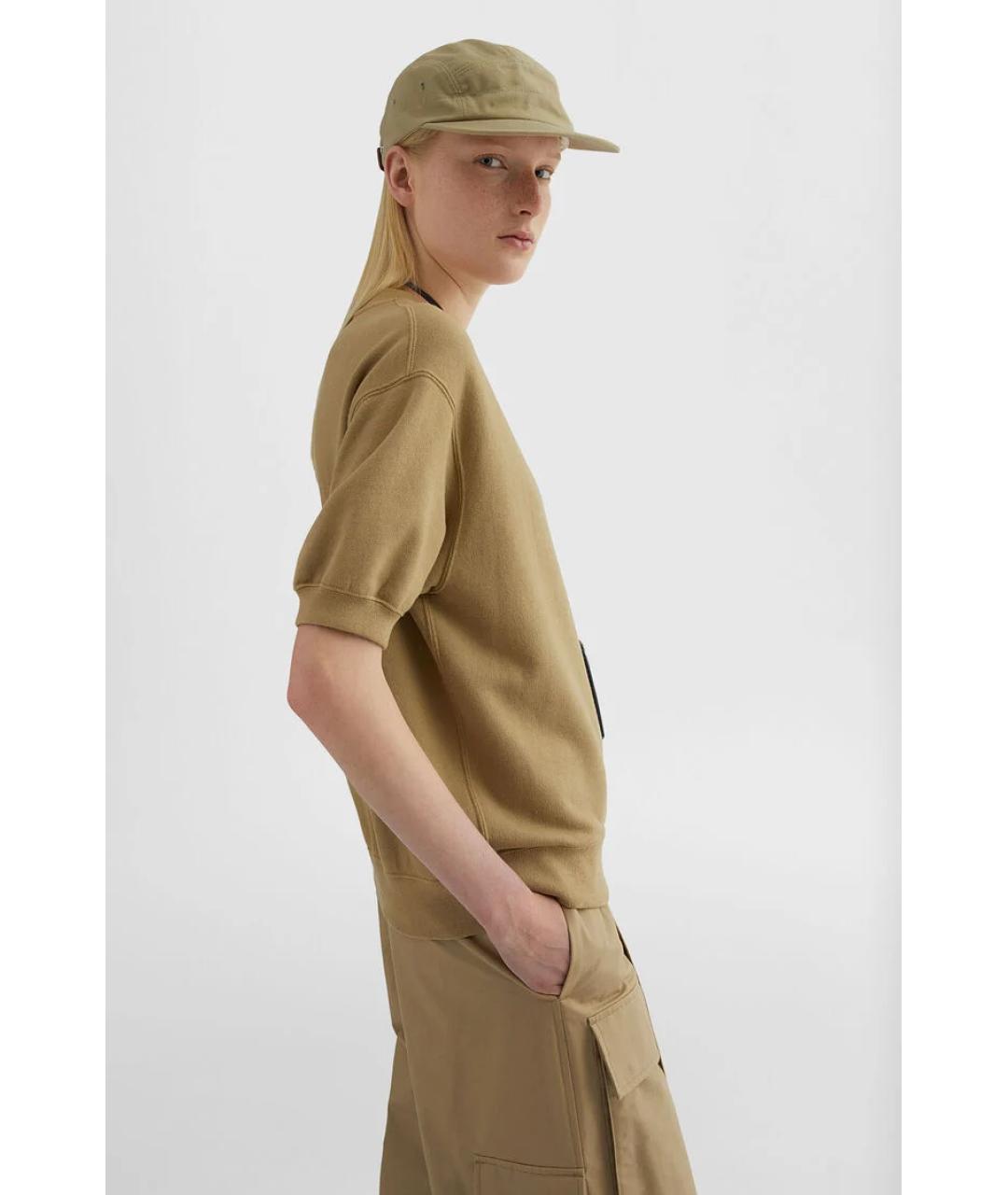 JIL SANDER Хаки футболка, фото 3