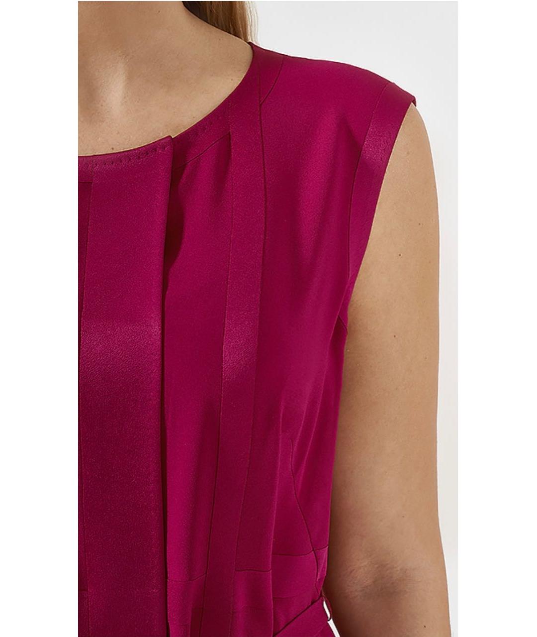 ESCADA Фуксия ацетатное повседневное платье, фото 4