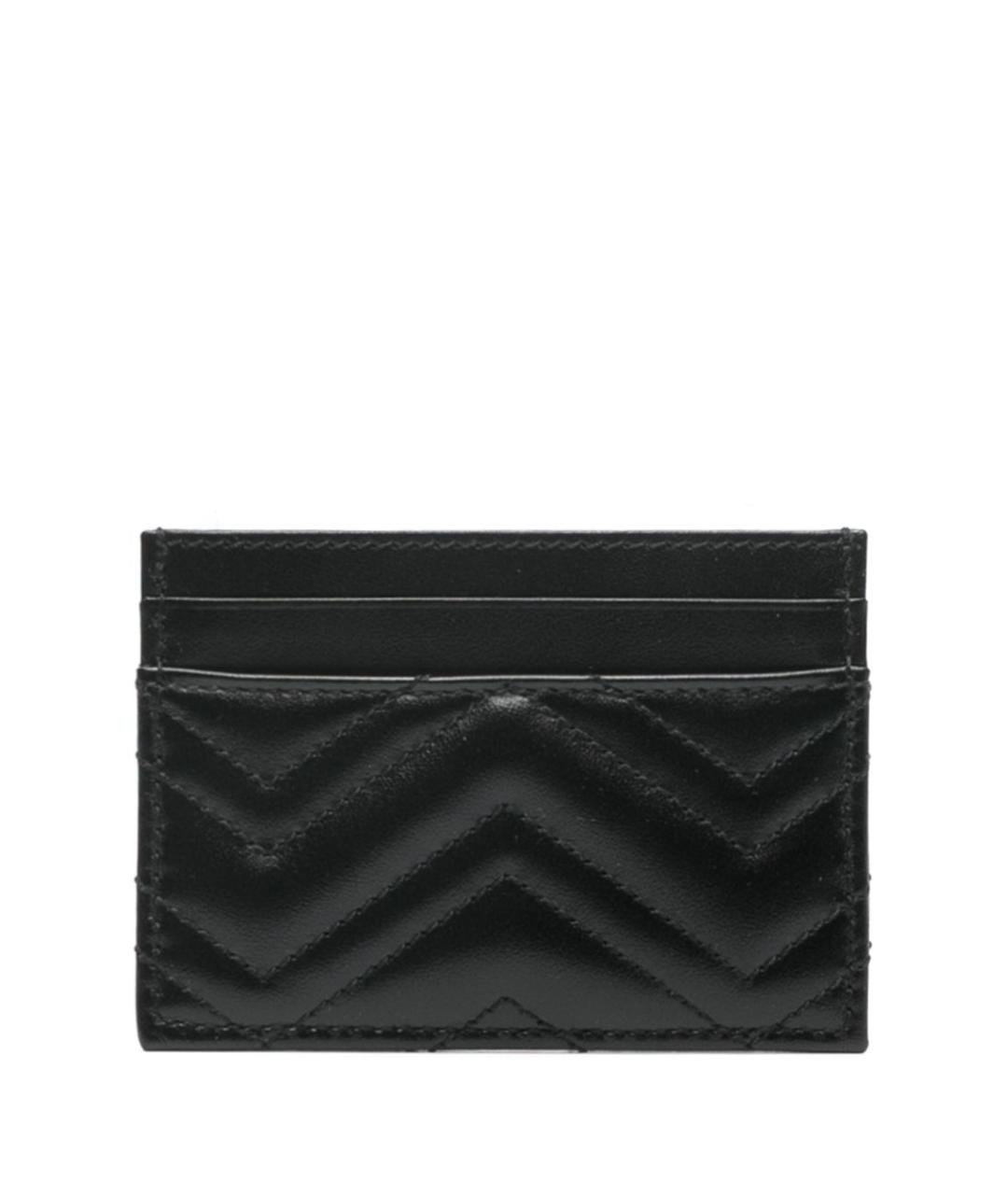 GUCCI Черный кожаный кардхолдер, фото 2