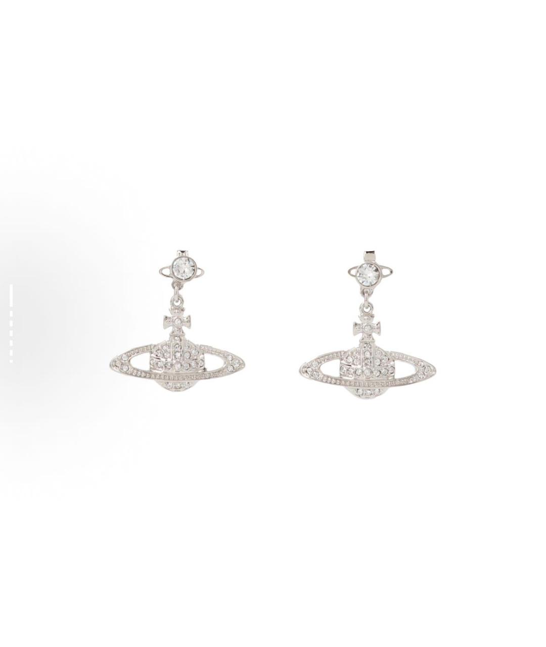 VIVIENNE WESTWOOD Серебряные латунные серьги, фото 3
