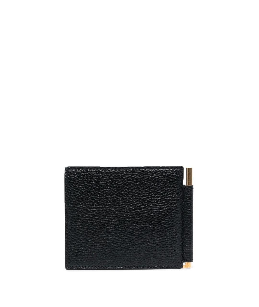 TOM FORD Черный кожаный кошелек, фото 3