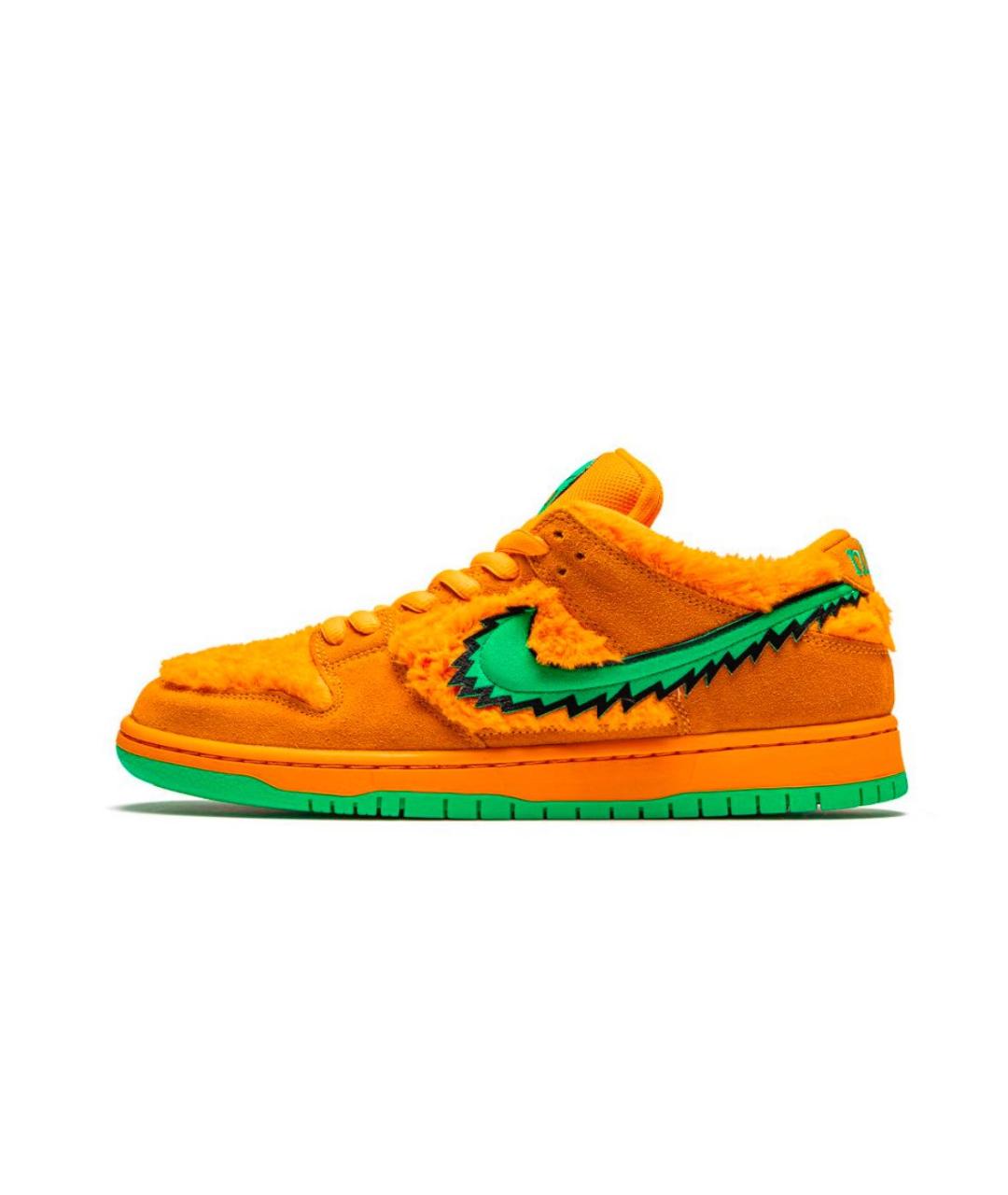 NIKE Оранжевое замшевые кеды, фото 3